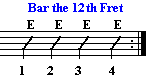 E chord and playing progressions